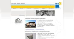 Desktop Screenshot of heim-metallbau.de