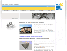 Tablet Screenshot of heim-metallbau.de